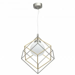 Подвесной светодиодный светильник De Markt Призма 1 726010201 DE MARKT ДИЗАЙНЕРСКИЕ, ПРИЗМА 1 200479 Белый