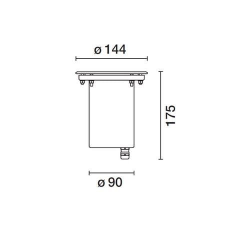 Из нержавеющей стали напольные светодиодные карты iGuzzini Light Up ARCH-00106779 - Вид №3
