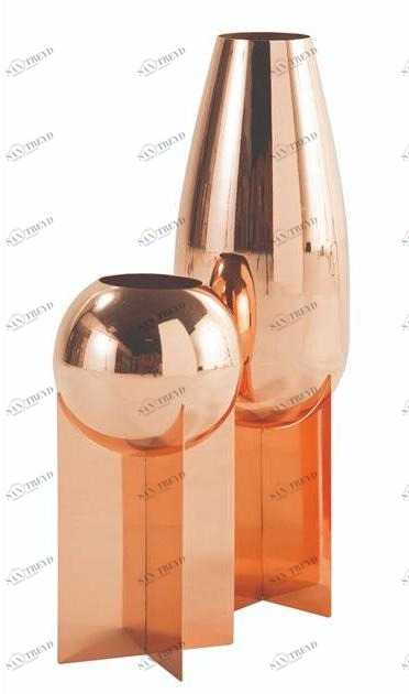 Roche Bobois Ваза из нержавеющей стали Accessoires sun-id-1369653