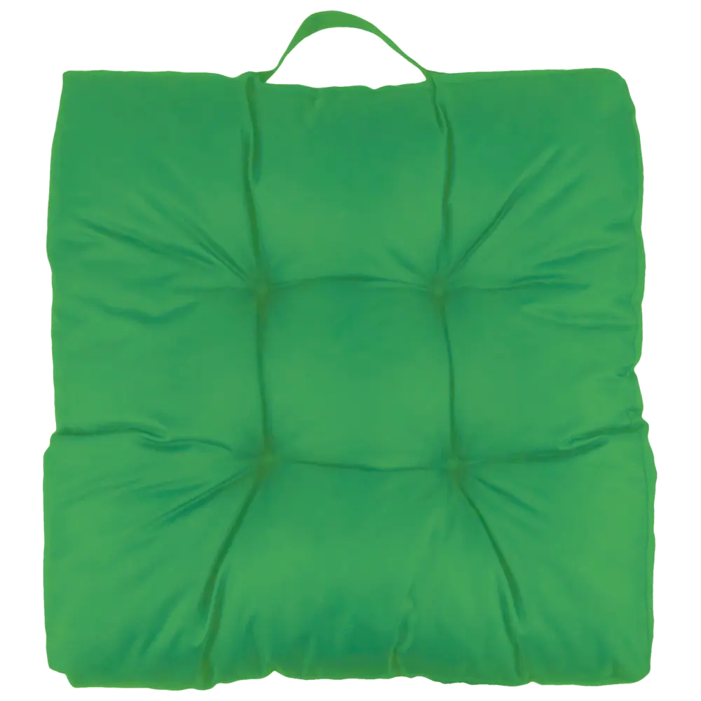 Сидушка для пикника Linen Way 50х50х10 см водоотталкивающая цвет салатовый 84036152 STLM-2139686 