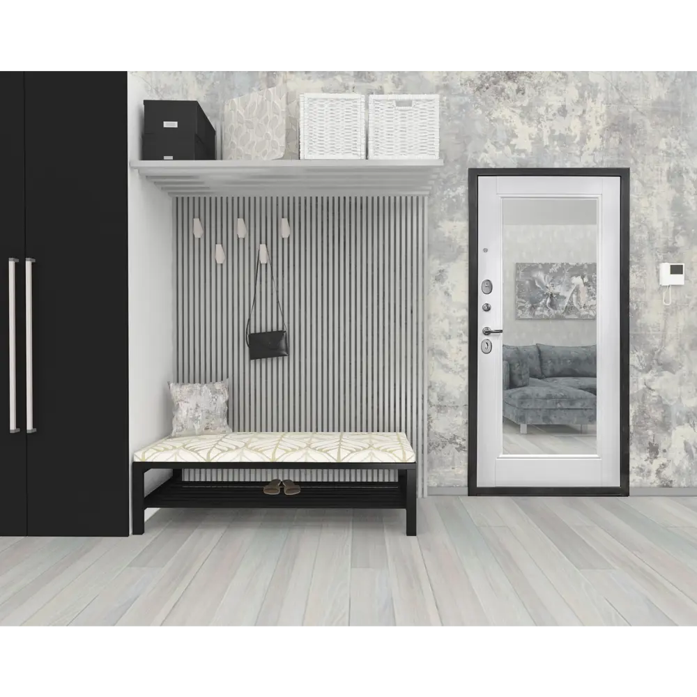 PORTIKA Входная дверь Порта Р-3 с зеркалом и противовзломной защитой 84531954 STLM-0051315 - Вид №11