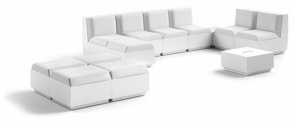 Plust Модульное садовое кресло из полиэтилена Big cut sun-id-1368790 - Вид №2