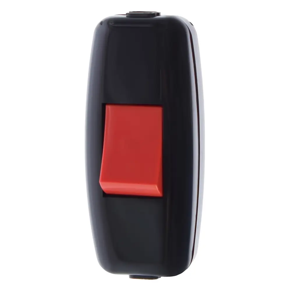 Santreyd Выключатель навесной черный с красным акцентом 12240976 Серия отсутствует STLM-0001847