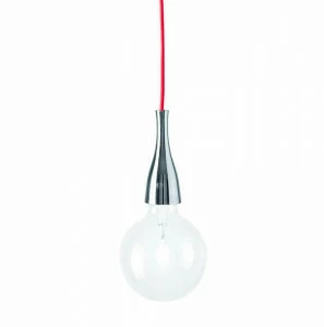 Подвесной светильник Ideal Lux Minimal SP1 Cromo IDEAL LUX MINIMAL 071638 Хром