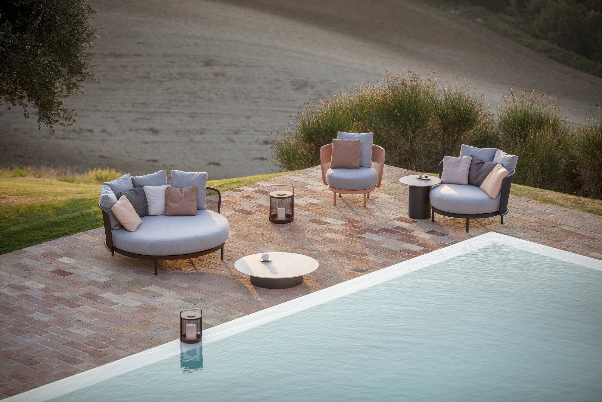 Ткань круглая Садовая кровать Todus ARCH-00113208 - Вид №8