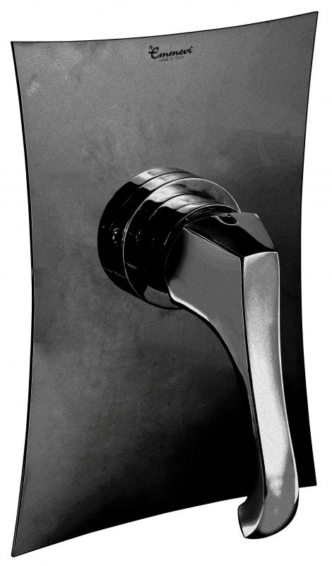 76009NEO Внутристенный смеситель Ares, цвет черный матовый EMMEVI