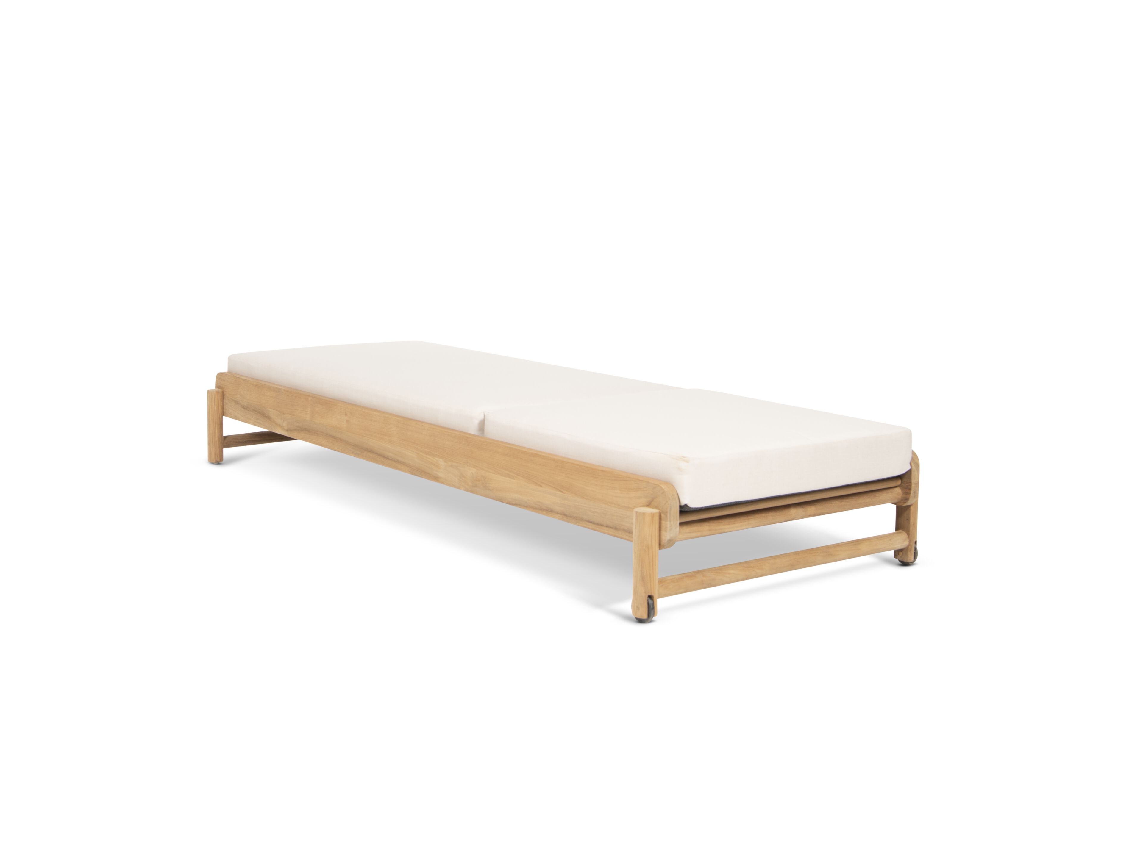 Садовая кровать из тикового дерева с подушками Sunbrella FJAKA Pomalo ARCH-00055129 - Вид №5