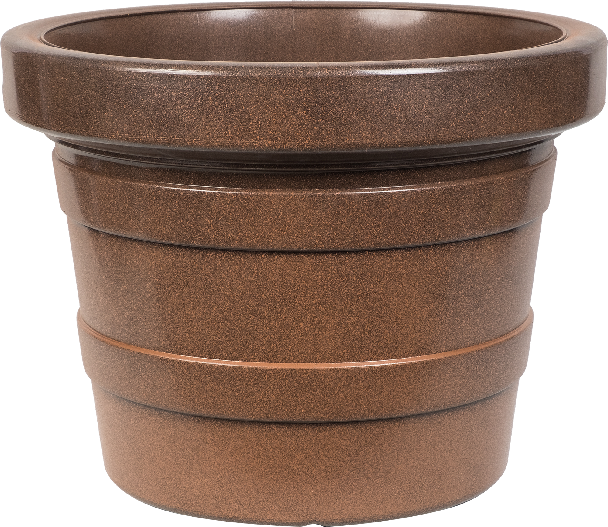 Кашпо La tourelle от ТЕК.А.ТЕК - цилиндрическое коричневое 50 л 82219012