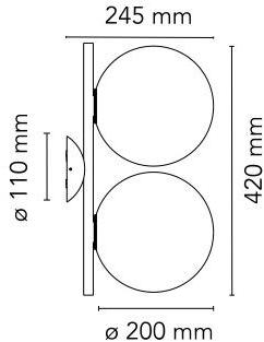 Flos Настенный светильник / потолочный светильник Home collection - muro+soffitto sun-id-1406604 - Вид №4