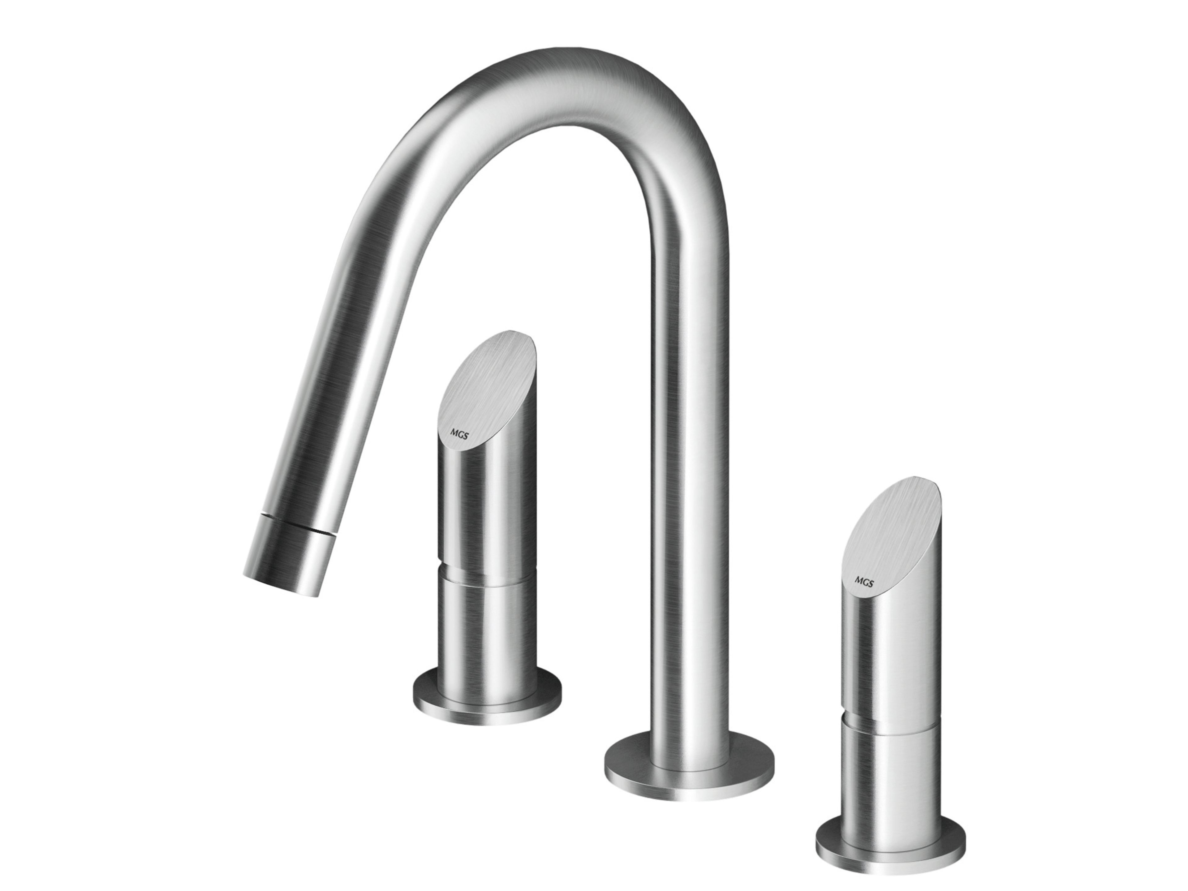 Смеситель для раковины с 3 отверстиями из нержавеющей стали MGS ARCH-00058066