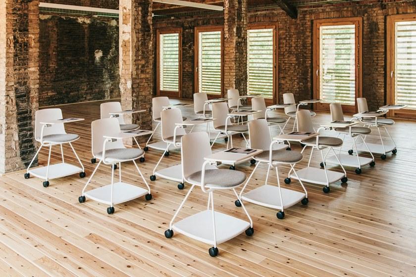 ENEA Стул для конференций из полипропилена с ящиком для хранения Tray sun-id-1463772 - Вид №21