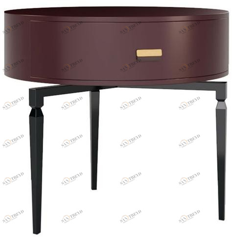 Jetclass Прикроватная тумба круглая лакированная  Jms107 