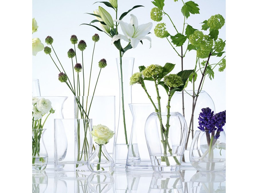 Ваза округлая прозрачная 25 см Flower LSA INTERNATIONAL - 253352 Прозрачный  - Вид №2