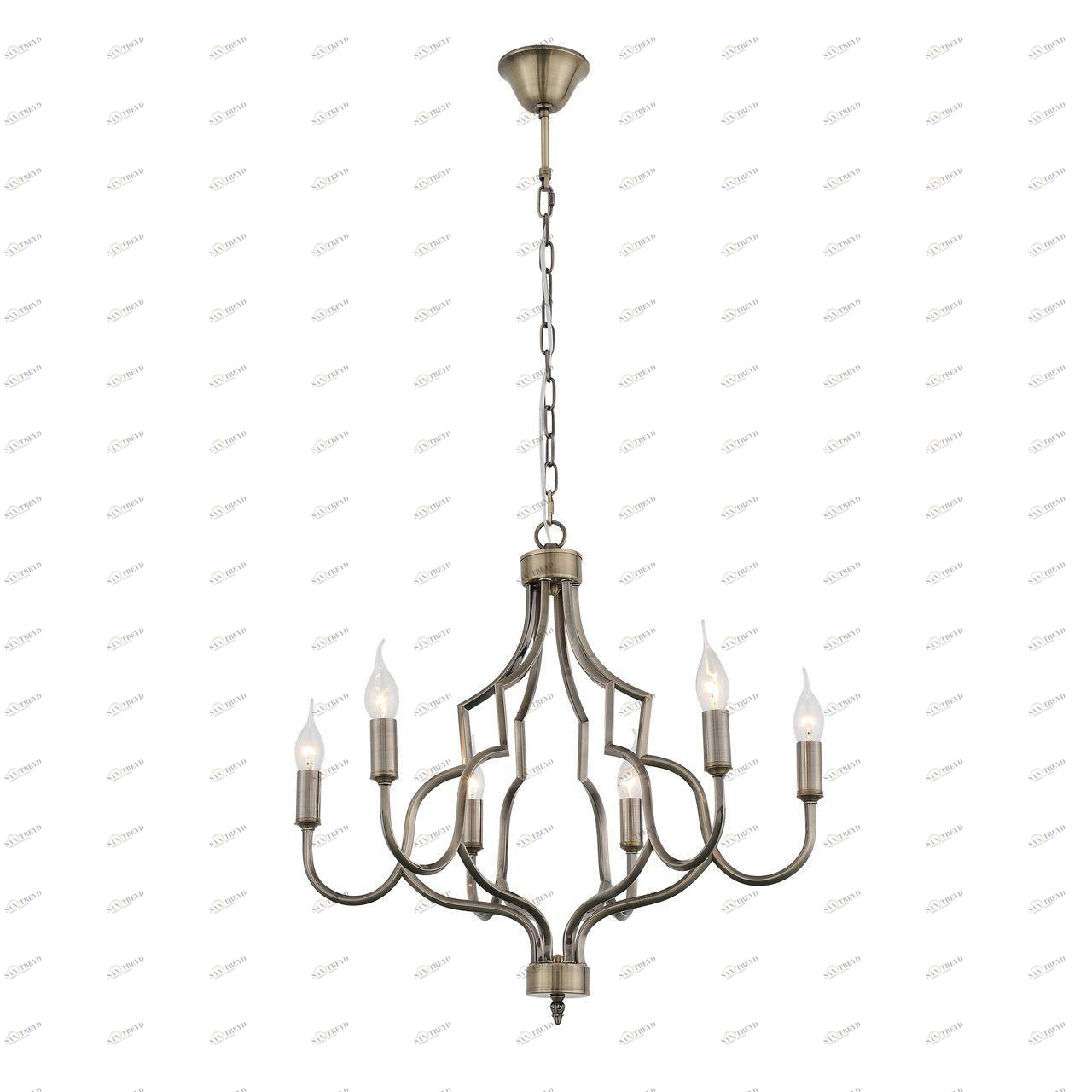 Подвесная люстра ST Luce Forza SL365.303.06 ST LUCE ДИЗАЙНЕРСКИЕ, FORZA 138186 Бронза 