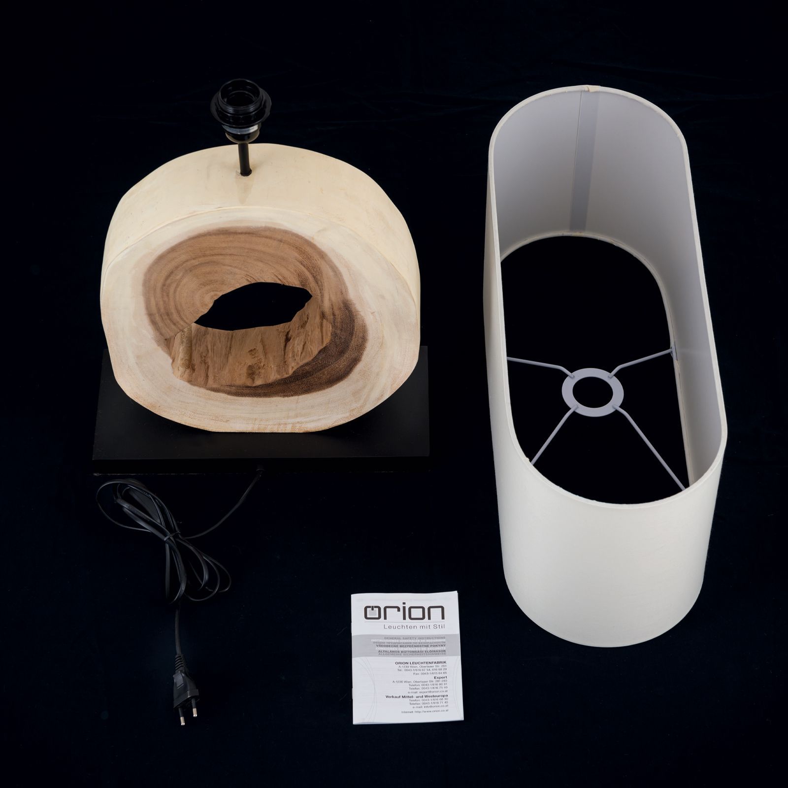 Деревянная настольная лампа Orion Nathan ARCH-00095123 - Вид №3