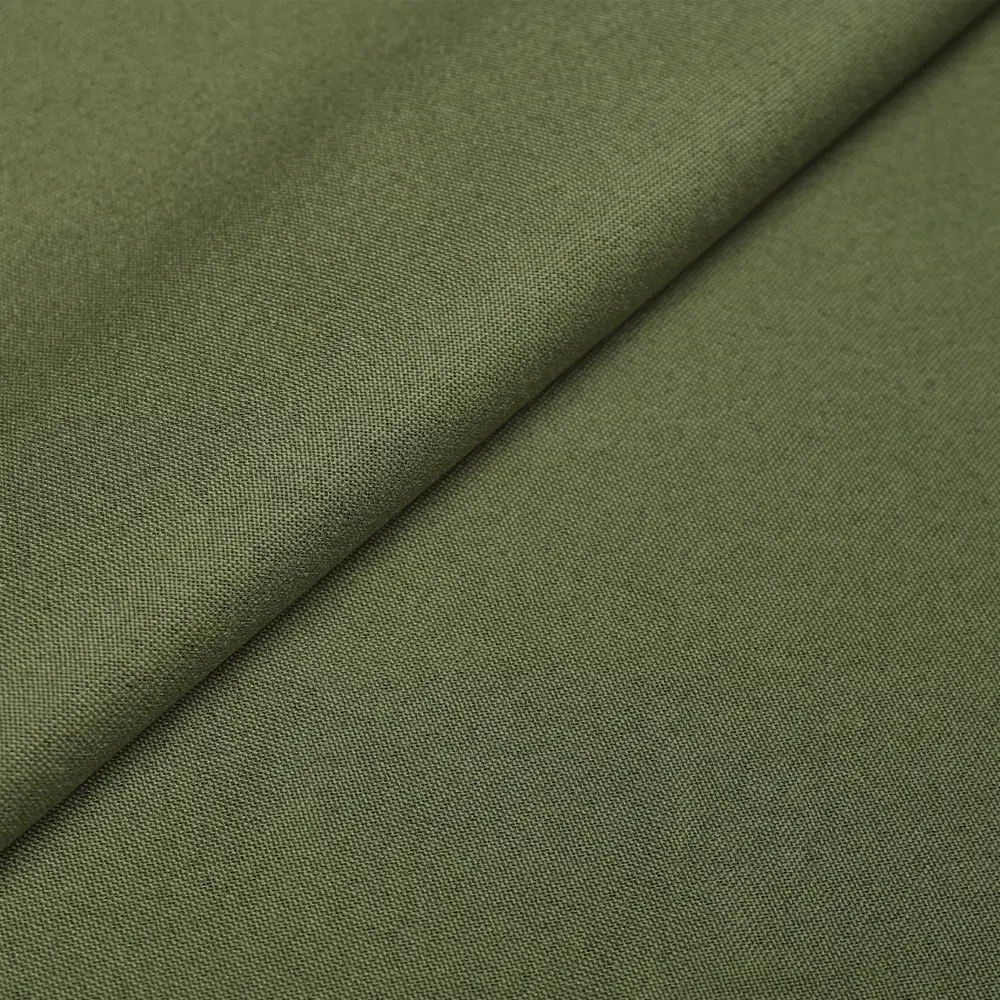 TEX REPUBLIC Блэкаут лен оливково-зеленый для затемняющих штор 89396216 STLM-1573195