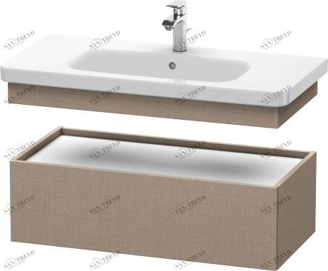 DS628207575 DuraStyle Шкафчик Лен, декор Duravit