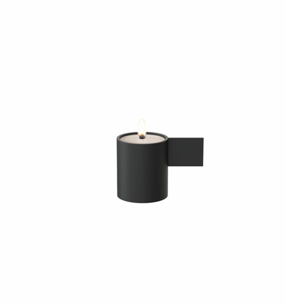 FROST Подсвечник 2002 » черный Нержавеющая сталь Черный N2002-B  - Вид №3