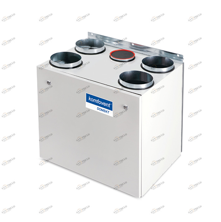 Приточно-вытяжная установка с роторным рекуператором DOMEKT-R-450-V KOMFOVENT sun-id-683880
