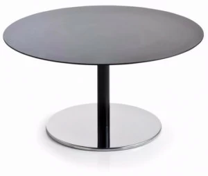 Luxy Низкий круглый журнальный столик из hpl Incollection