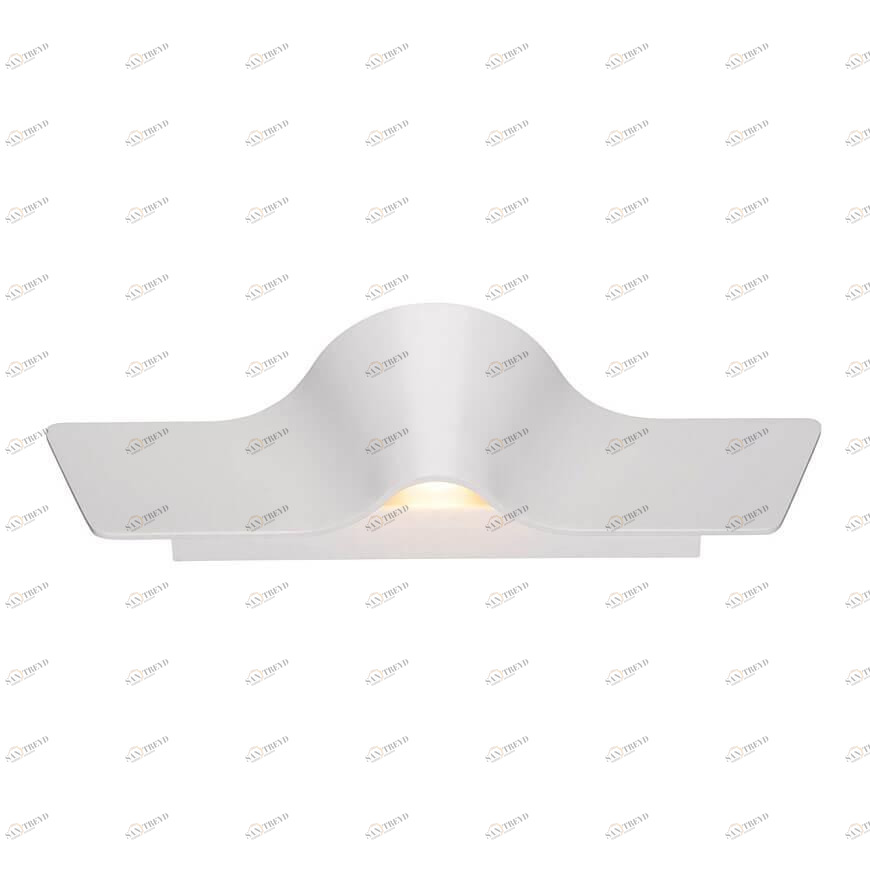 Настенный светодиодный светильник белый SLV Wave Wall 45 147841 SLV WAVE WHITE 00-3890776 Белый 
