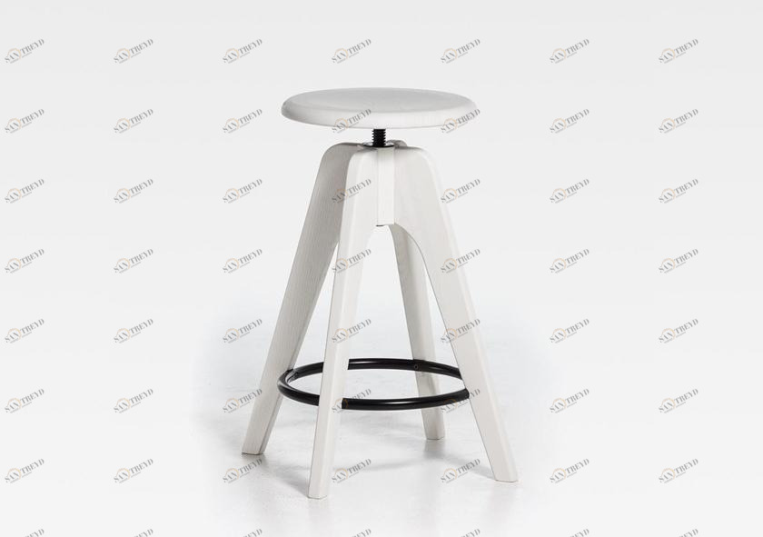 SIPA Табурет из лакированного дерева с регулируемой высотой Tommy sun-id-1496239