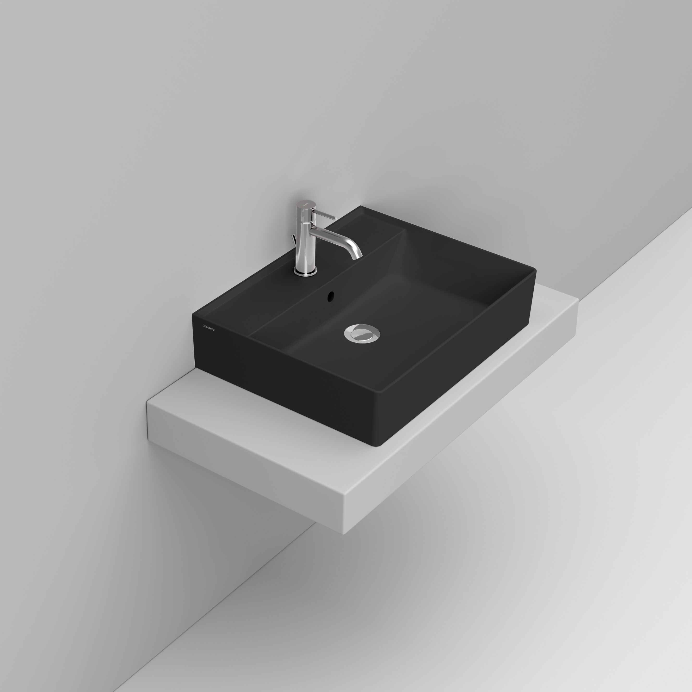 Керамическая раковина с одной столешницей с переливом Ceramica Dolomite несколько ARCH-00004077 - Вид №7