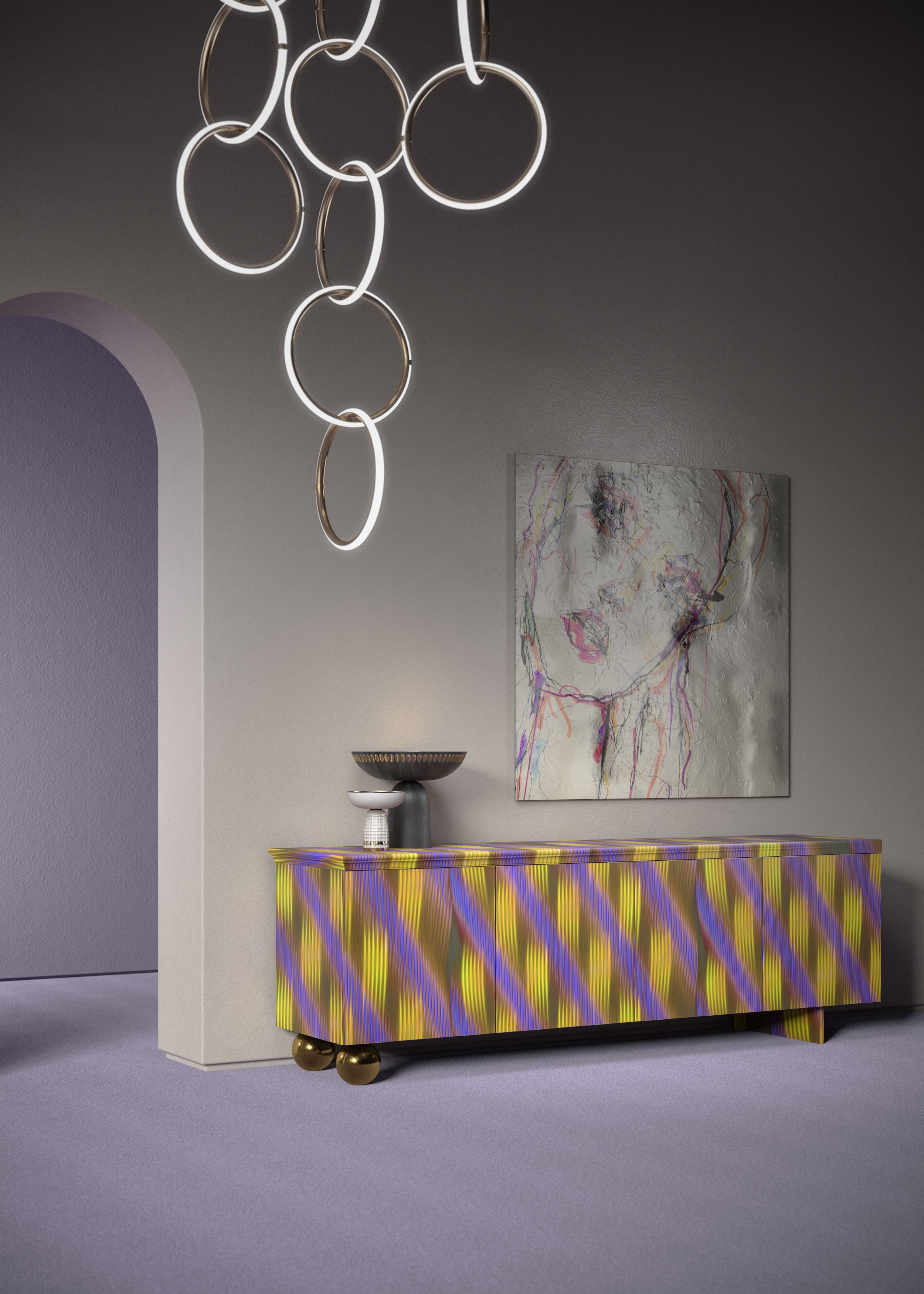 Шкаф с распашными дверями MOMENTI Home &amp ARCH-00076625 - Вид №7