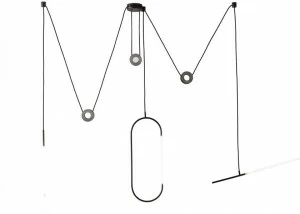 Brossier Saderne Светодиодный подвесной светильник из стали Arachne