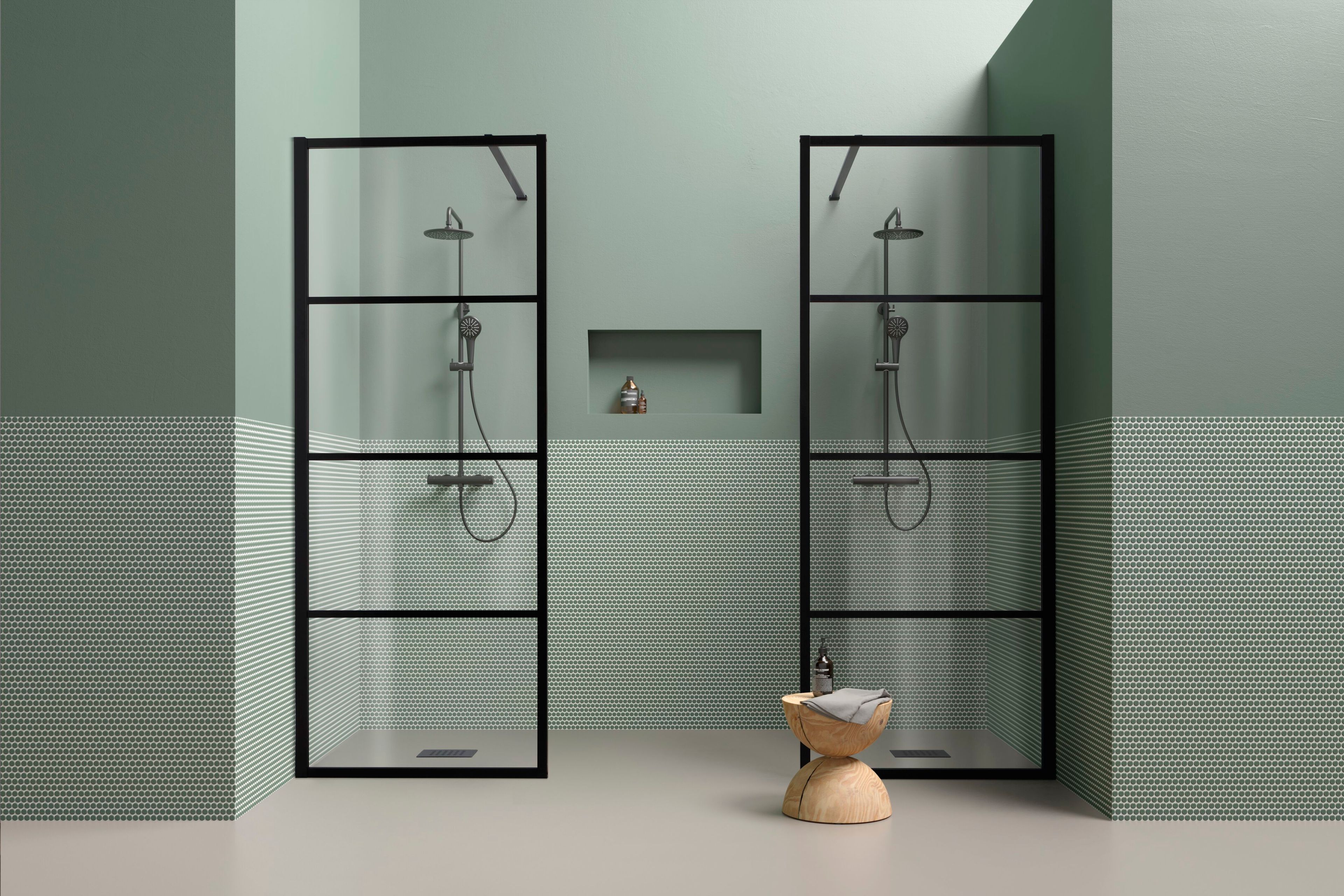 Алюминиевый и стеклянный душ TAMANACO 8PAR53W ARCH-00037009 - Вид №2