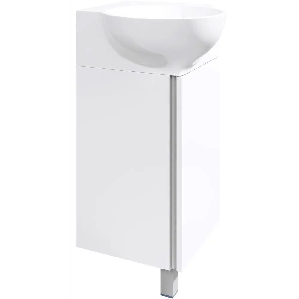 Угловая тумба AQWELLA Тео 45 для компактной ванной комнаты 18533471 STLM-0011141 - Вид №1