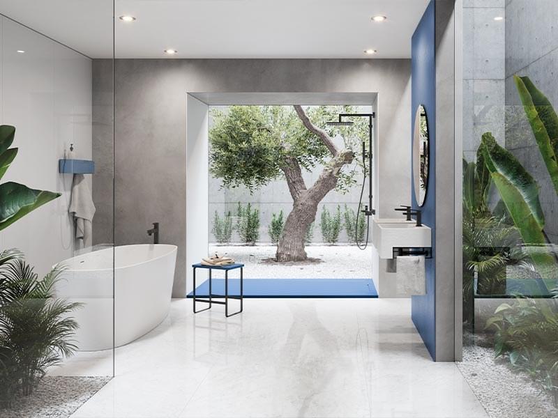 Подвесная раковина настенная овальная Acquabella Slate белая sun-id-1360952 - Вид №2