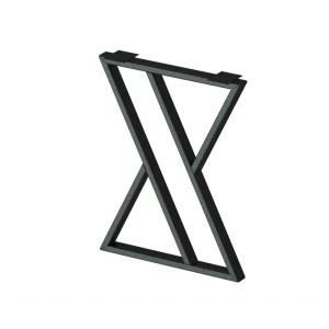 Подстолье для обеденного и письменного стола Топ500 Лофт 71 см Z-образное металл цвет черный