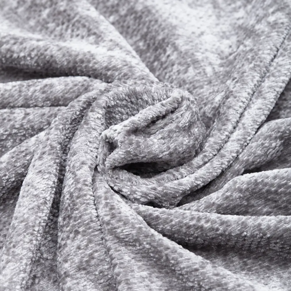 Ткань мебельная 1 м/п Sher шенилл 140 см цвет светло-серый AMETIST STLM-2186124 - Вид №1