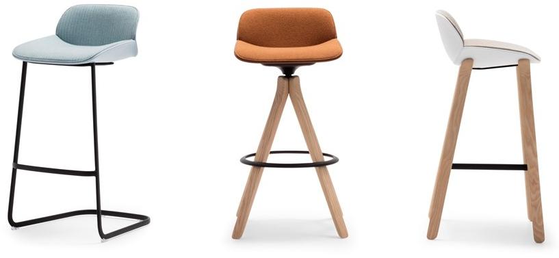 Andreu World Стул высокий консольный со спинкой Nuez Bq2777 - Вид №2