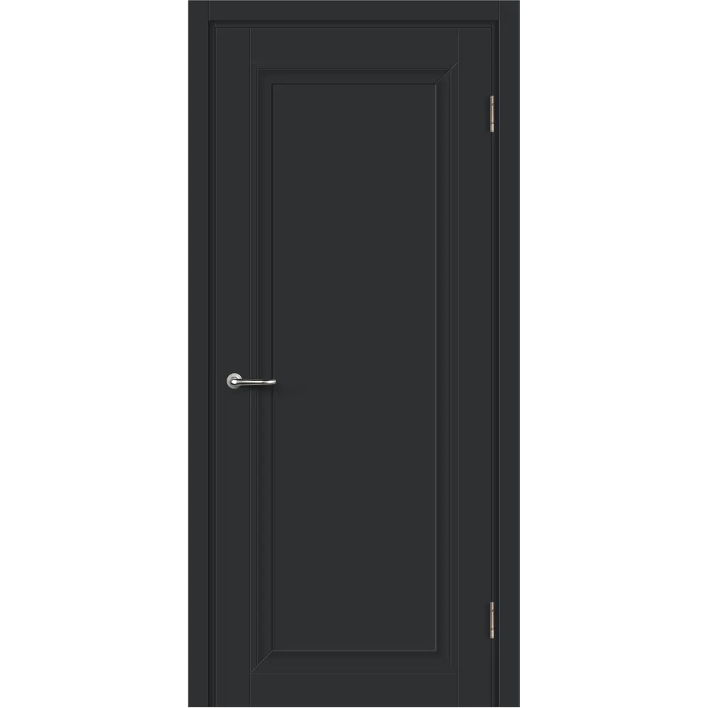 Комплект двери Нобиле глухая 80x200 см Hardflex цвет антрацит без доборов МАРИО РИОЛИ STLM-2019107