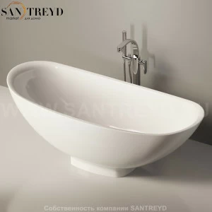 Flaminia IO e SI Ванна свободностоящая 165 см белая IOeSI70SM.9016