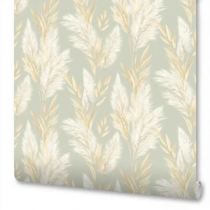 Обои флизелиновые Anturage Прерия фисташковые 1.06 м AN9184-25