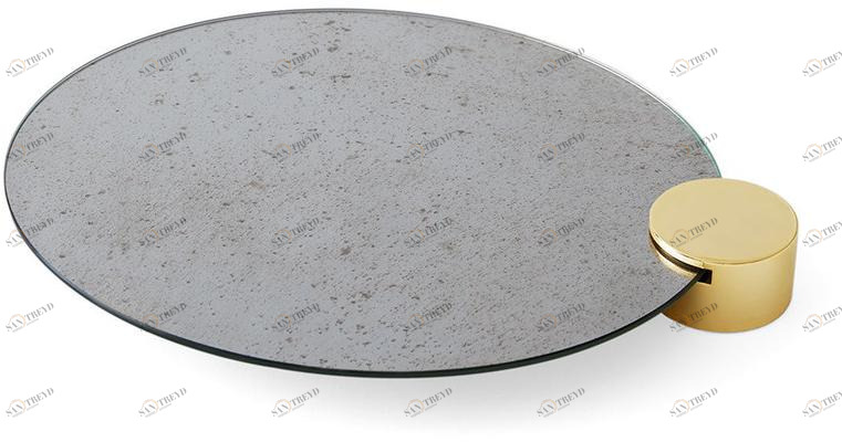 Gallotti&Radice Овальный поднос в зеркале под старину sun-id-1431592