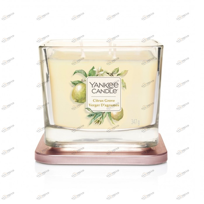 Свеча средняя Citrus Grove "Цитрусовая роща" 347гр 28-38 часов YANKEE CANDLE  268074 Бежевый 