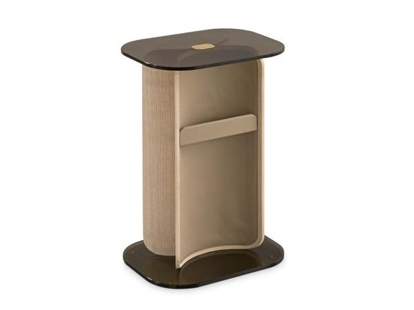 Прямоугольная прикроватная тумбочка из шпона ROCHE BOBOIS Paris Paname Chambre ARCH-00070424 - Вид №1