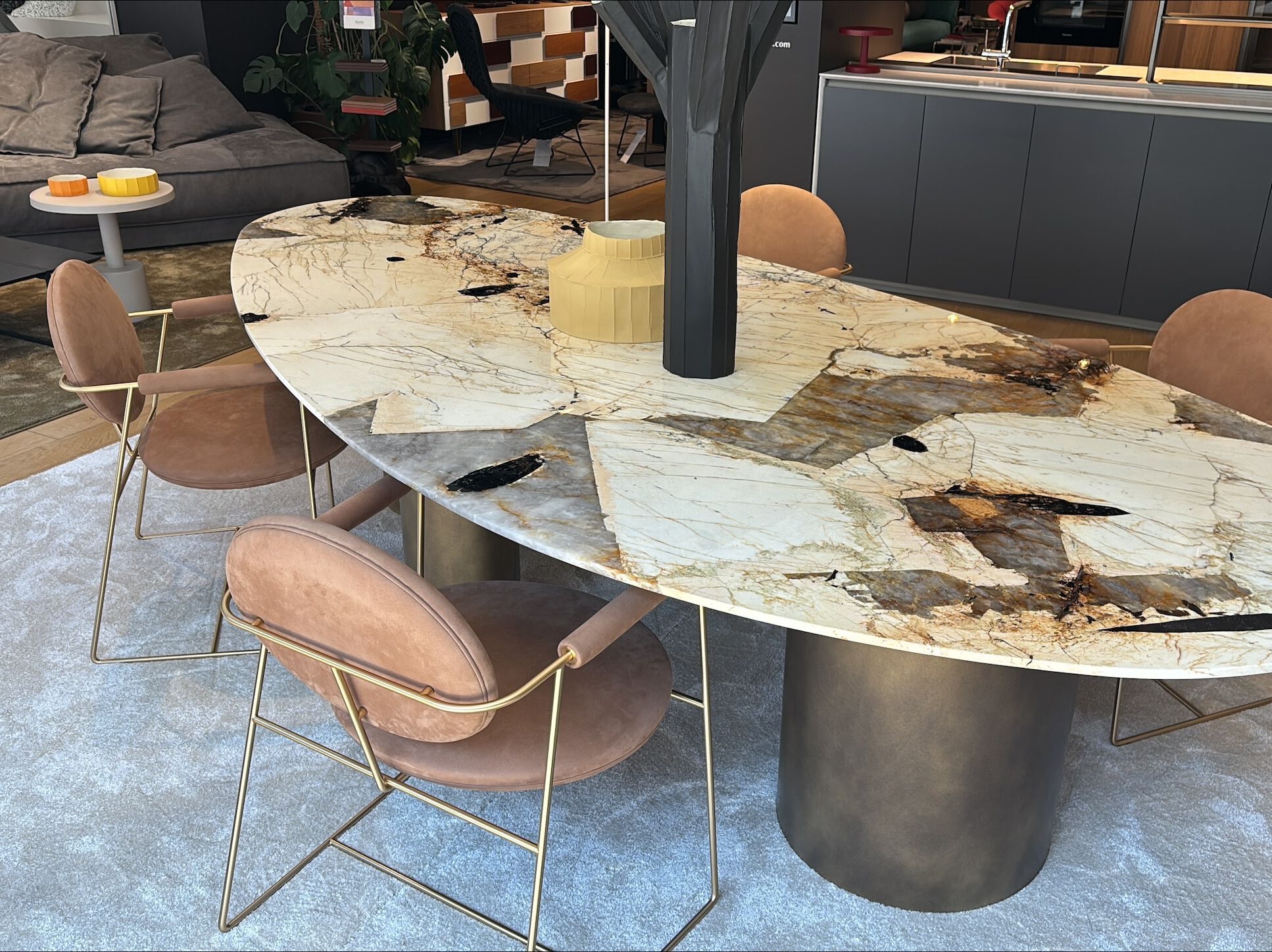 Кожаный стул с подлокотниками In Stock Baxter ARCH-00131616 - Вид №1