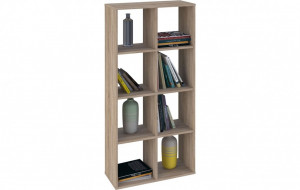 vpk-0001693.68 Стеллаж Polini Home Smart Кубический 8 секции, дуб ВПК (Тополь)