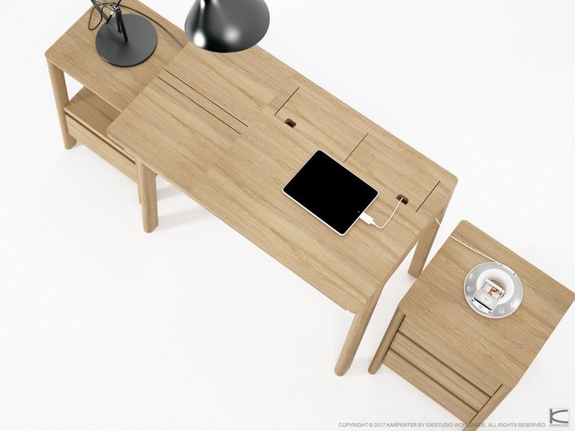 KARPENTER Прямоугольный деревянный стол с ящиками Circa17 sun-id-1394573 - Вид №7