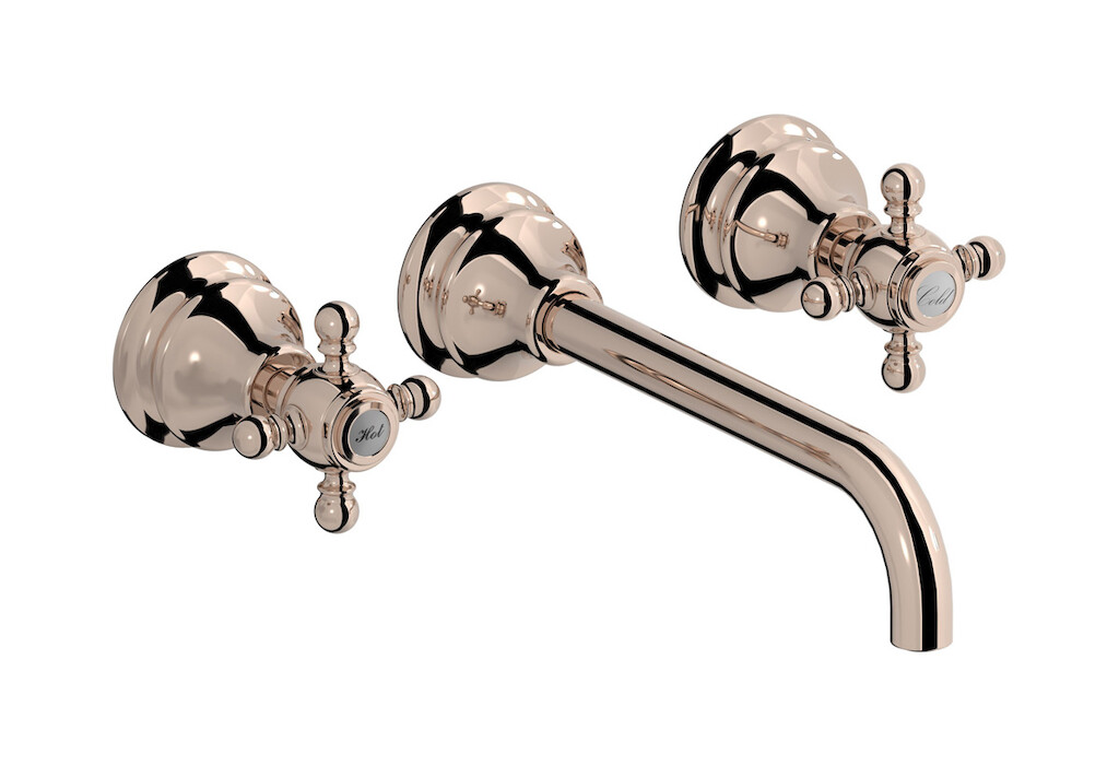 Смеситель с длинным изливом для раковины WE ARE IB hr307rs Rose Gold Hermes