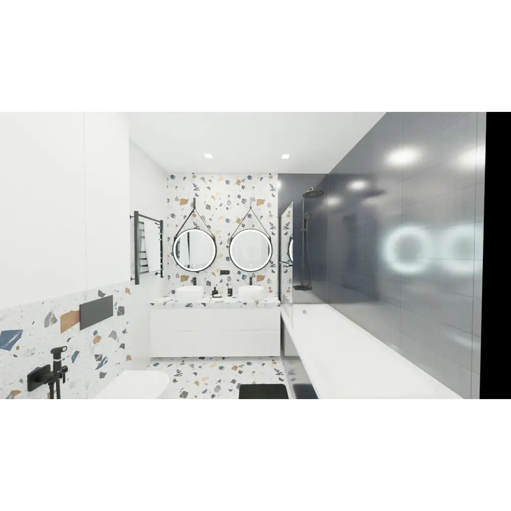 Керамогранит INCOLOR Azteca матовый белый 60х120 см 87204737 STLM-0073449 - Вид №5