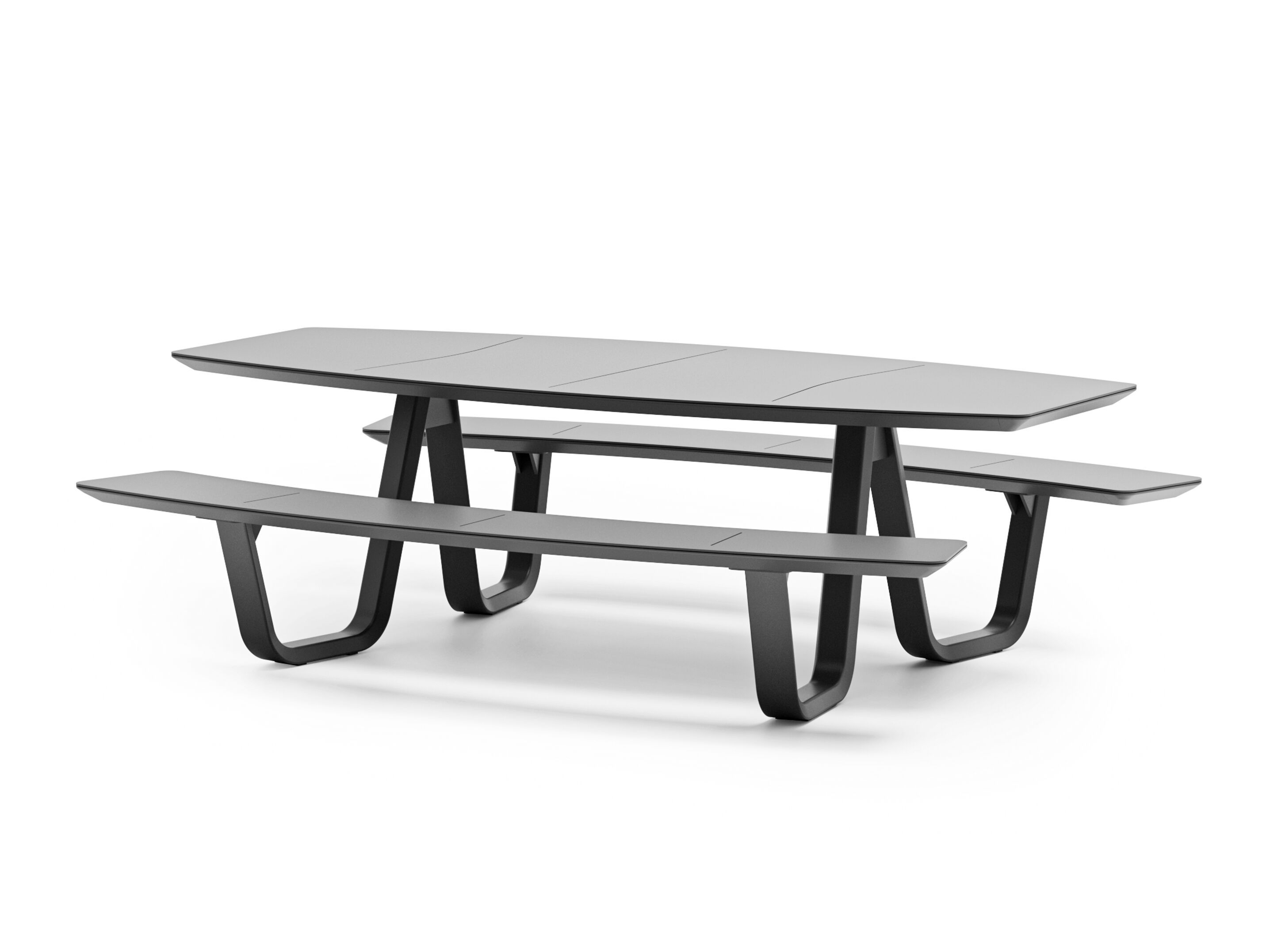 Прямоугольный стол для пикника со встроенными скамейками Atmosphera 8teen ARCH-00084249