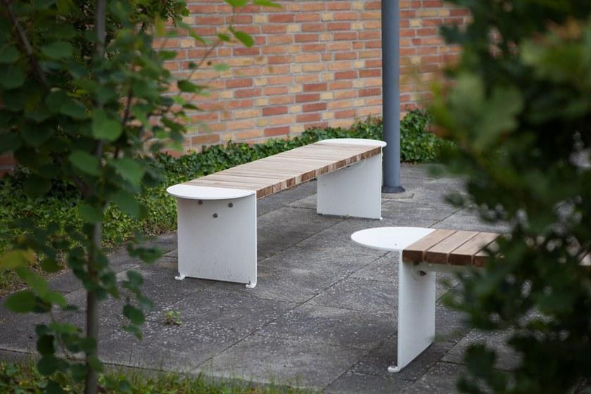 VESTRE Модульная скамья из стали и дерева без спинки Vroom sun-id-1463869 - Вид №1