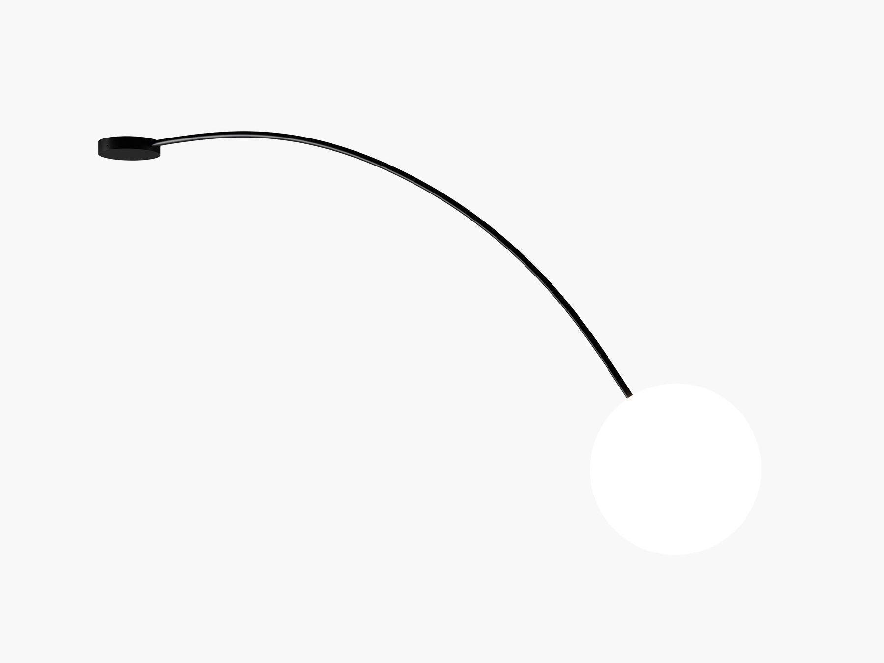 Светодиодный потолочный светильник из металла и выдувного стекла Italamp провод ARCH-00134247