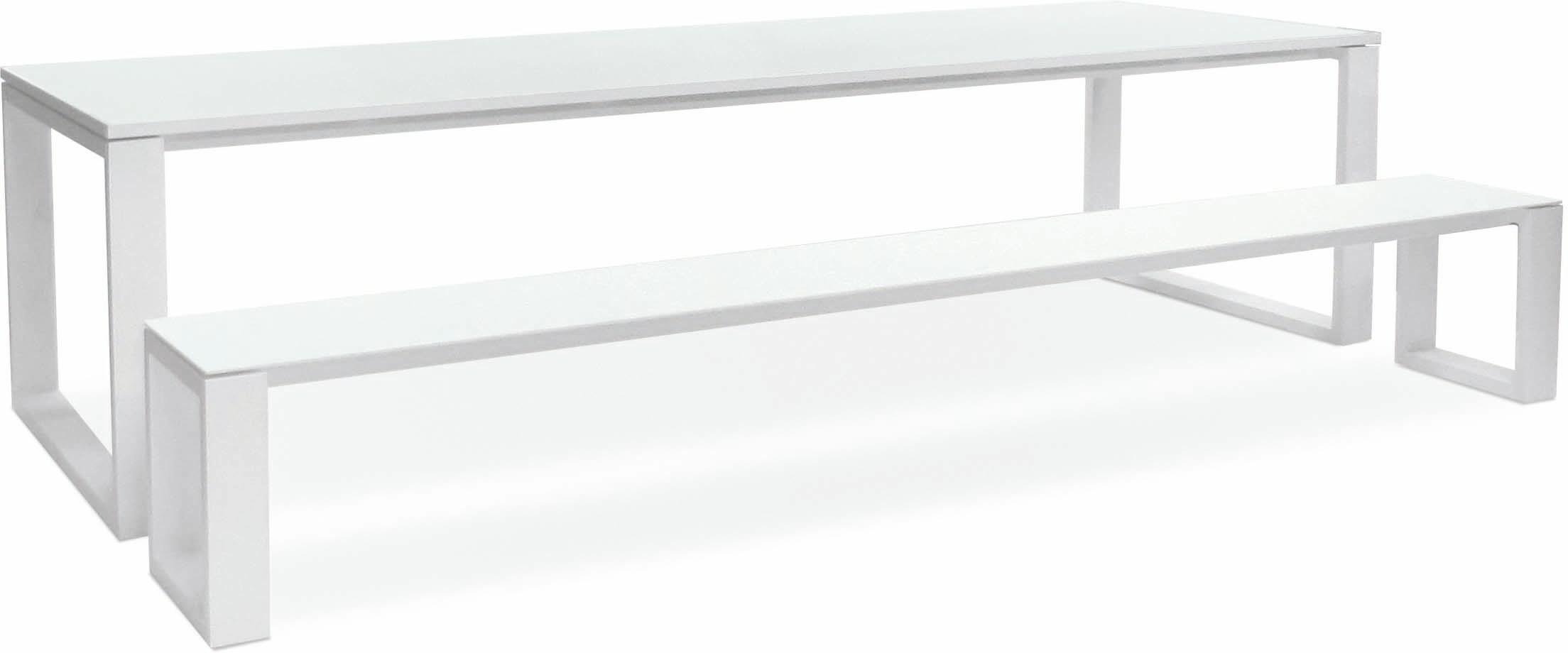 MNST211 Обеденный стол pca white f8 300см x 100см Manutti Fuse - Вид №1